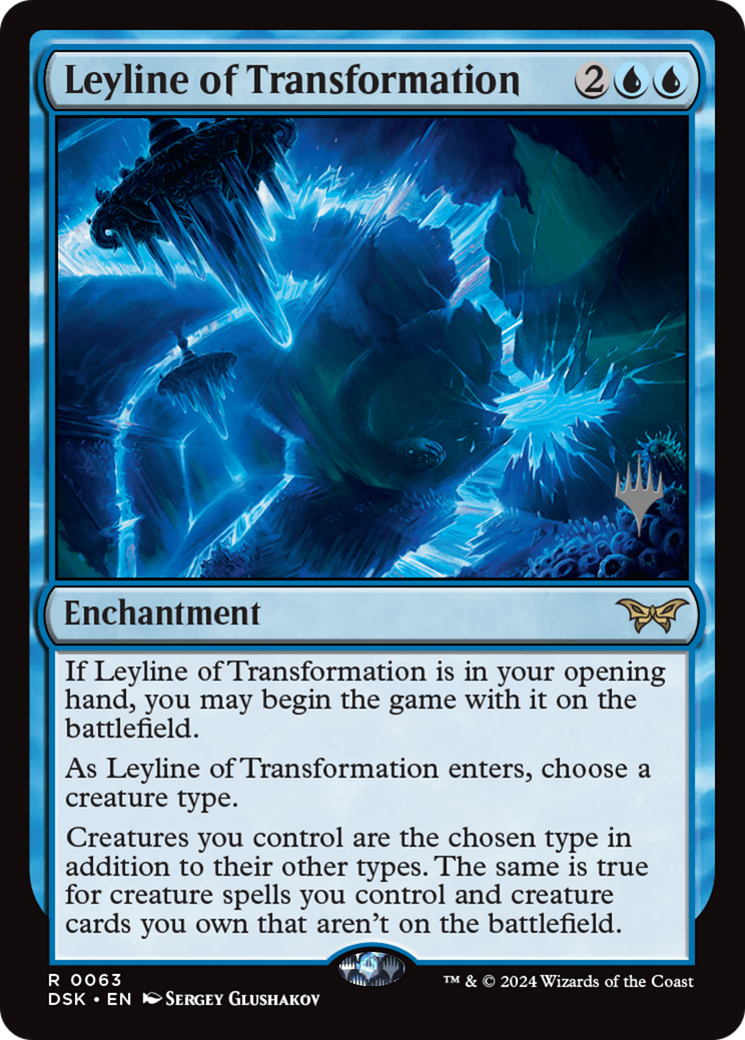 Leyline of Transformation (Promo Pack) [Duskmourn: House of Horror Promos]-1