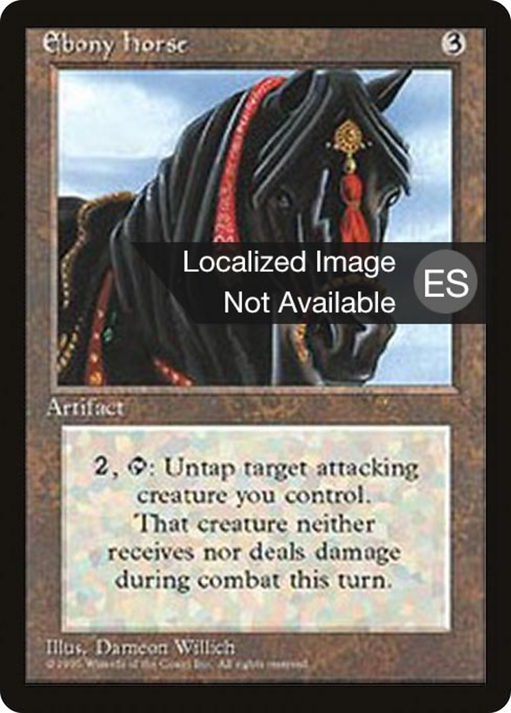 Ebony Horse [Fourth Edition Foreign Black Border]-1