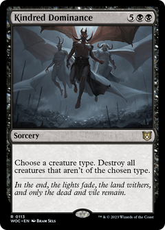 Kindred Dominance [Wilds of Eldraine Commander]-1