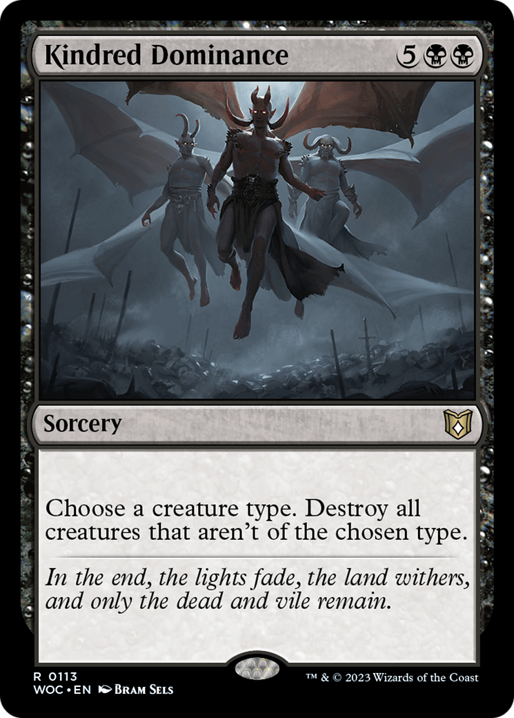 Kindred Dominance [Wilds of Eldraine Commander]-1