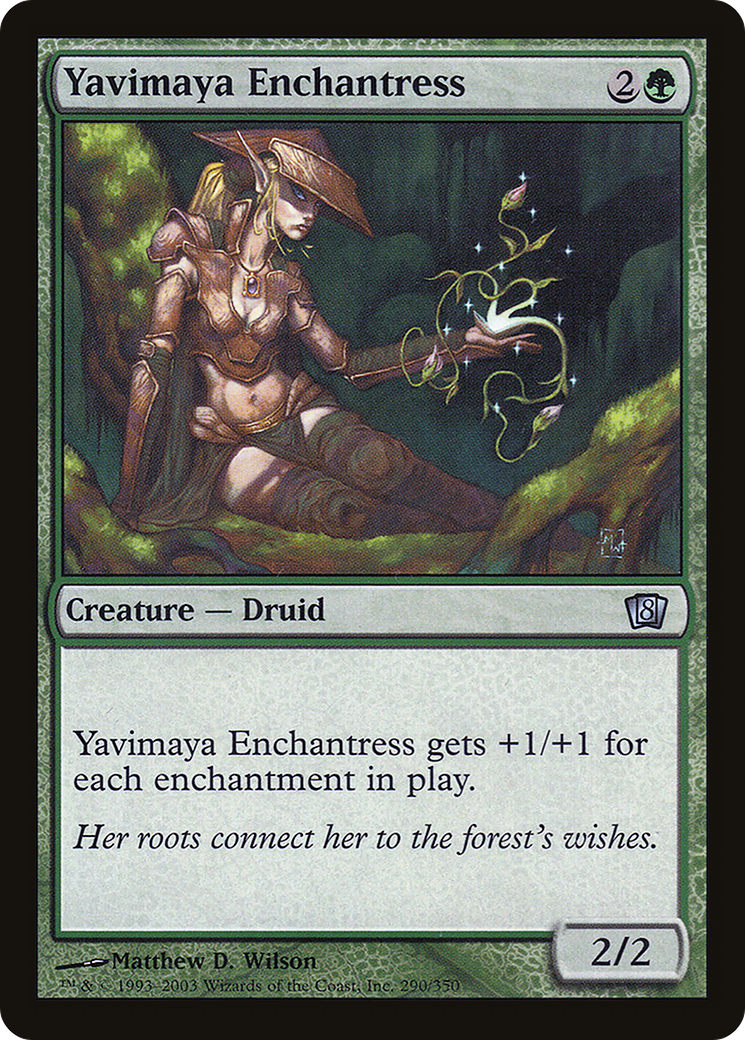 Yavimaya Enchantress (8ED-290) - 8th Edition Foil-1