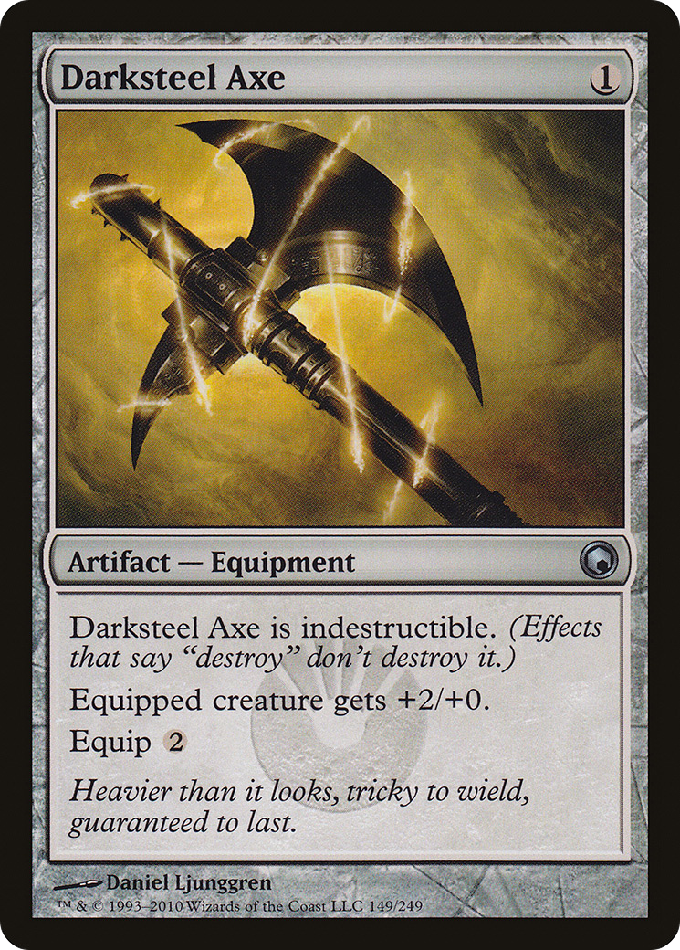 Darksteel Axe [Scars of Mirrodin]-1