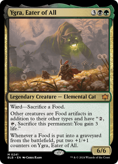 Ygra, Eater of All (BLB-241) - Bloomburrow Foil-1