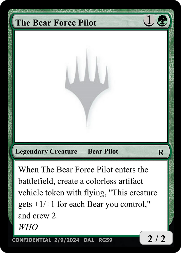 The Bear Force Pilot (UNK-RG59) - Unknown Event-1