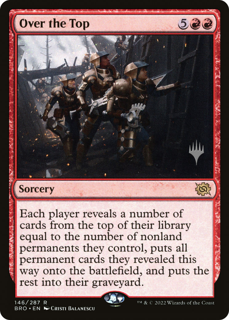 Over the Top (Promo Pack) [The Brothers' War Promos]-1
