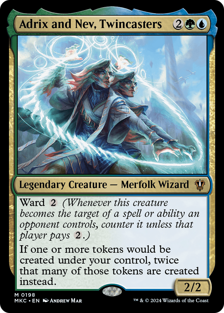 Adrix and Nev, Twincasters [Murders at Karlov Manor Commander]-1