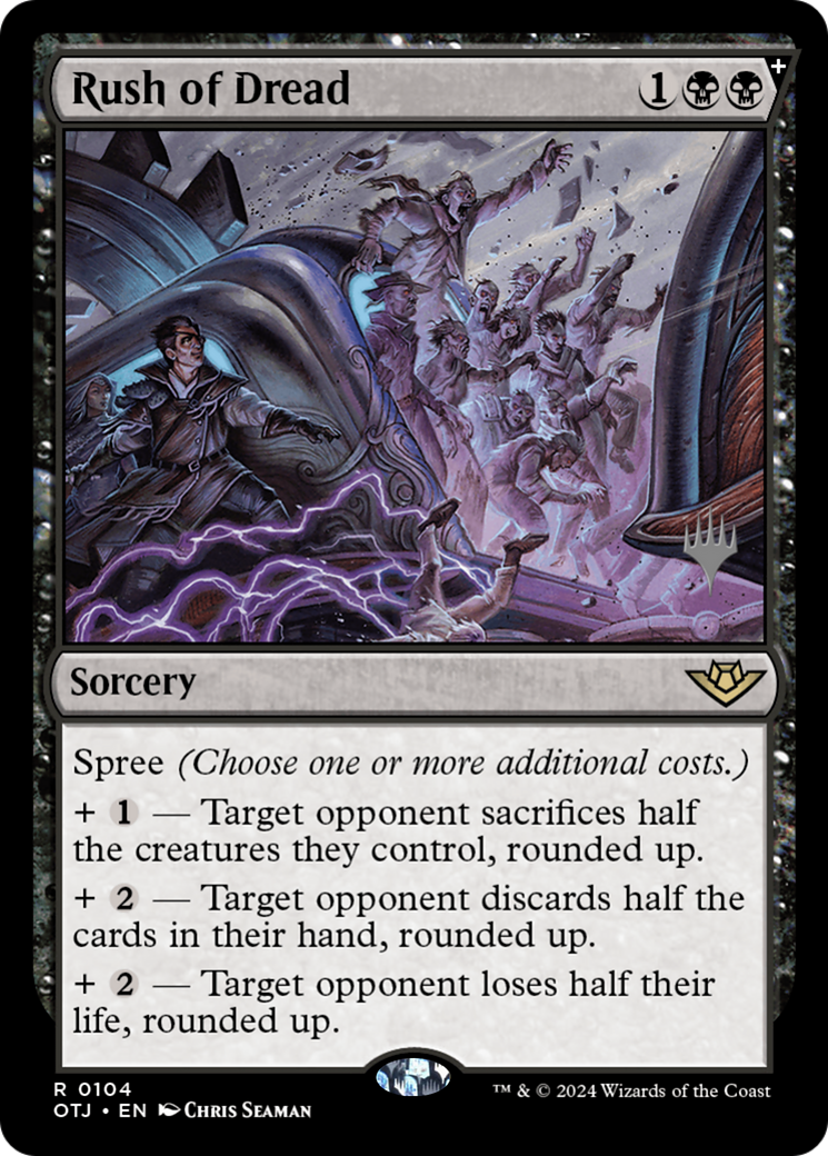 Rush of Dread (Promo Pack) [Outlaws of Thunder Junction Promos]-1