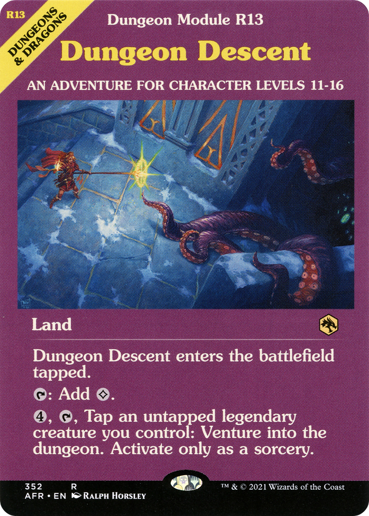 Dungeon Descent (Dungeon Module) [Dungeons & Dragons: Adventures in the Forgotten Realms]-1