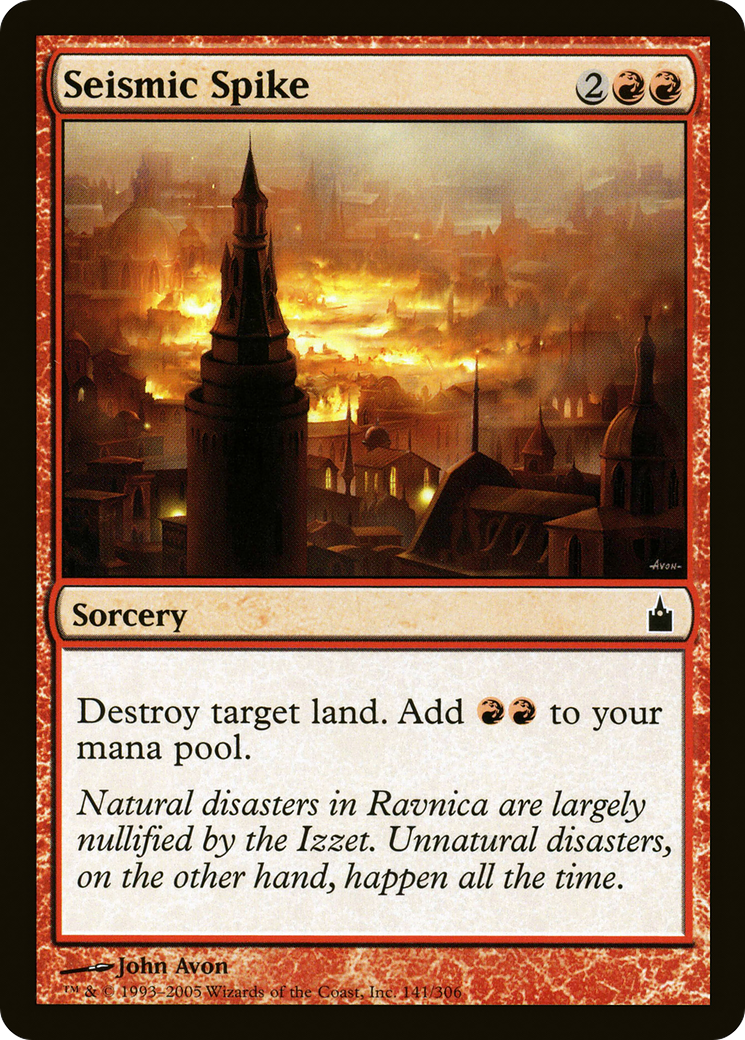 Seismic Spike [Ravnica: City of Guilds]-1