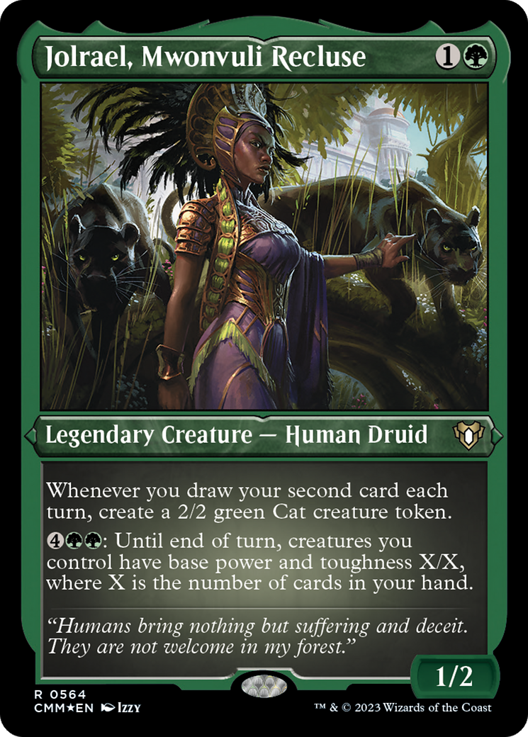 Jolrael, Mwonvuli Recluse (CMM-564) - Commander Masters Etched Foil-1