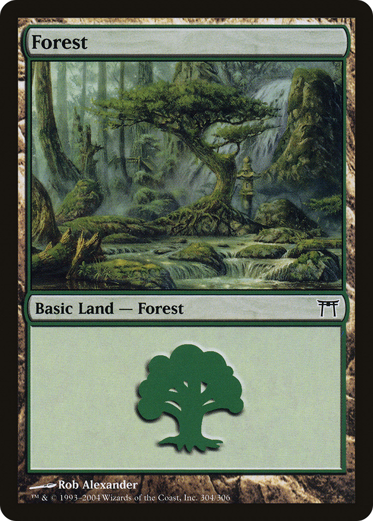 Forest (304) [Champions of Kamigawa]-1