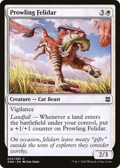 Prowling Felidar [Zendikar Rising]-1