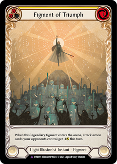 Figment of Triumph // Victoria, Archangel of Triumph (Marvel) [DTD011] (Dusk Till Dawn)  Cold Foil-1