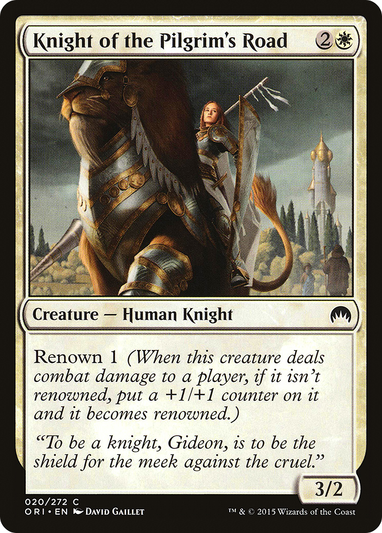 Knight of the Pilgrim's Road [Magic Origins]-1