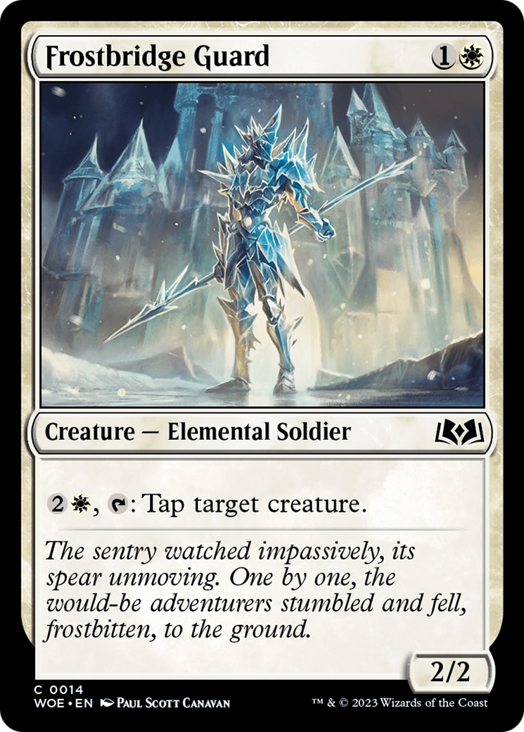 Frostbridge Guard [Wilds of Eldraine]-1