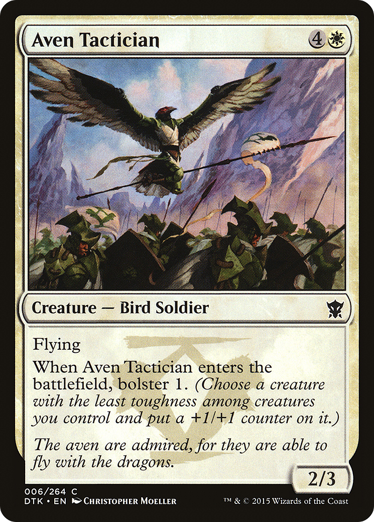 Aven Tactician [Dragons of Tarkir]-1