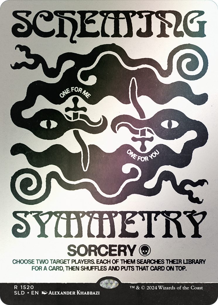 Scheming Symmetry (Rainbow Foil) [Secret Lair Drop Series]-1