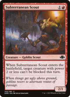 Subterranean Scout [Dominaria Remastered]-1