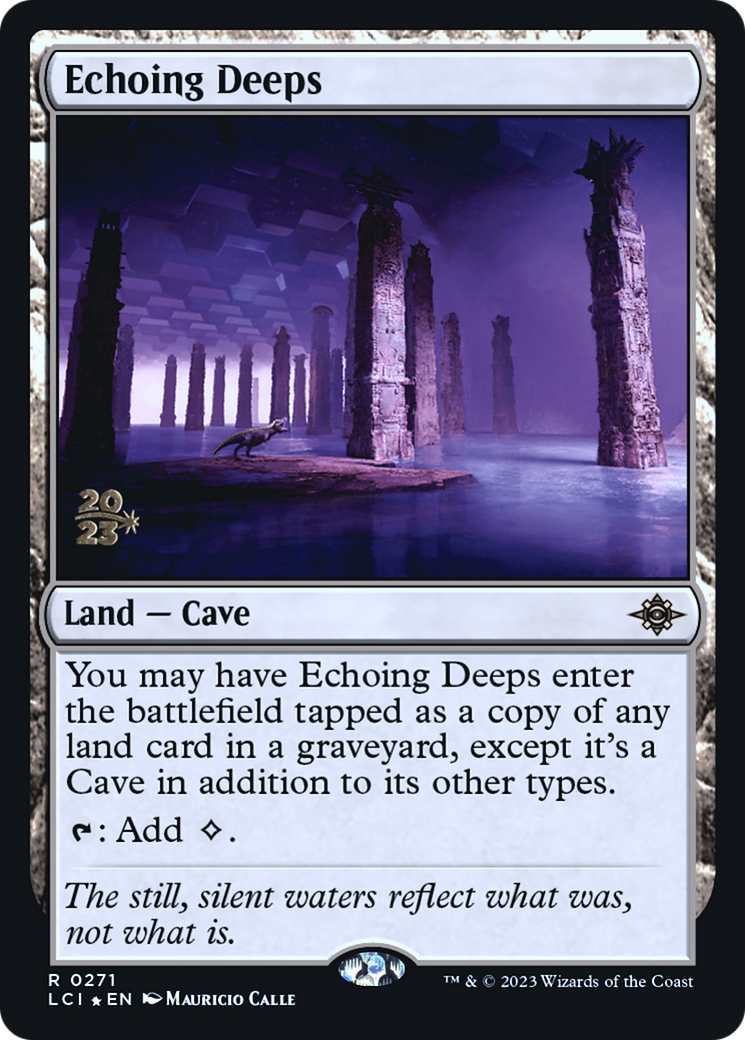 Echoing Deeps [The Lost Caverns of Ixalan Prerelease Cards]-1