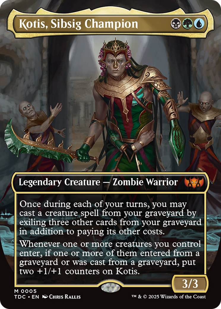 Kotis, Sibsig Champion (Borderless) [Tarkir: Dragonstorm Commander]-1