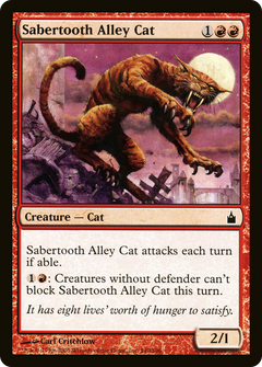 Sabertooth Alley Cat [Ravnica: City of Guilds]-1