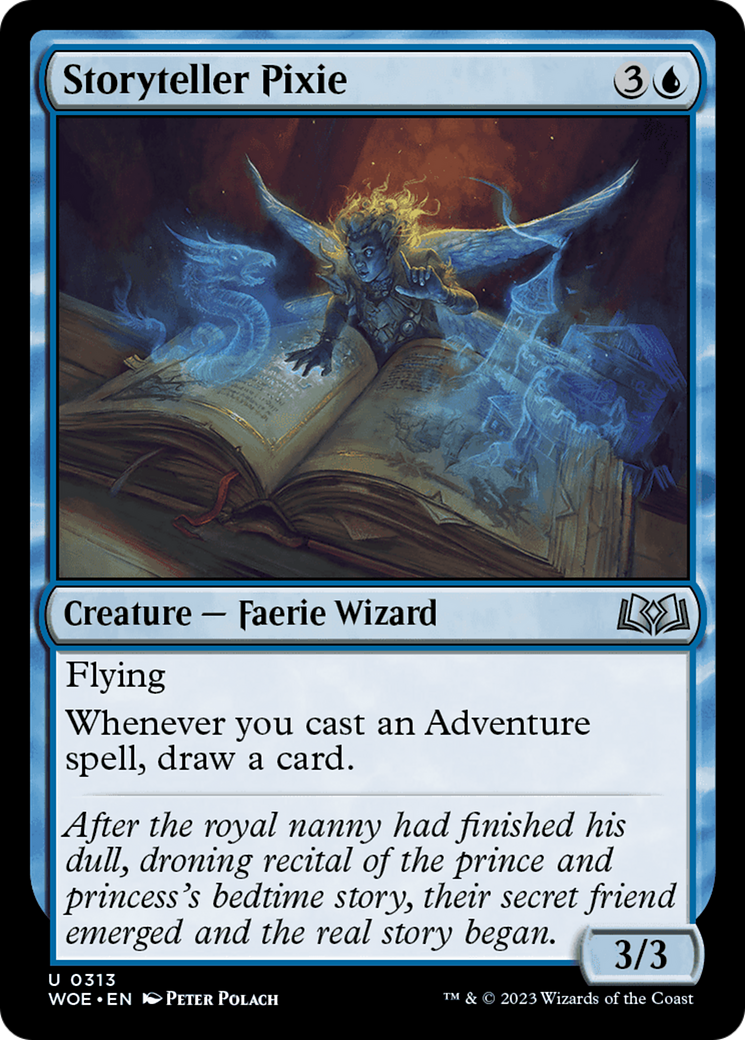 Storyteller Pixie [Wilds of Eldraine]-1