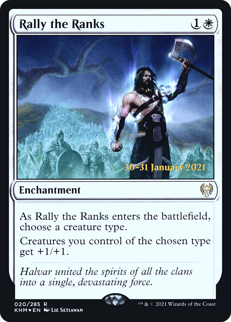 Rally the Ranks [Kaldheim Prerelease Promos]-1