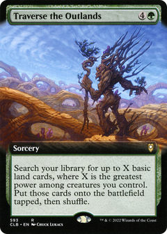 Traverse the Outlands (Extended Art) (CLB-593) - Commander Legends: Battle for Baldur's Gate: (Extended Art)-1