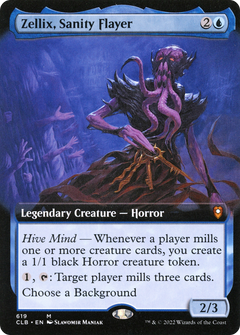 Zellix, Sanity Flayer (Extended Art) (CLB-619) - Commander Legends: Battle for Baldur's Gate: (Extended Art)-1