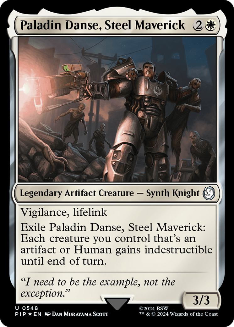 Paladin Danse, Steel Maverick (Surge Foil) [Fallout]-1