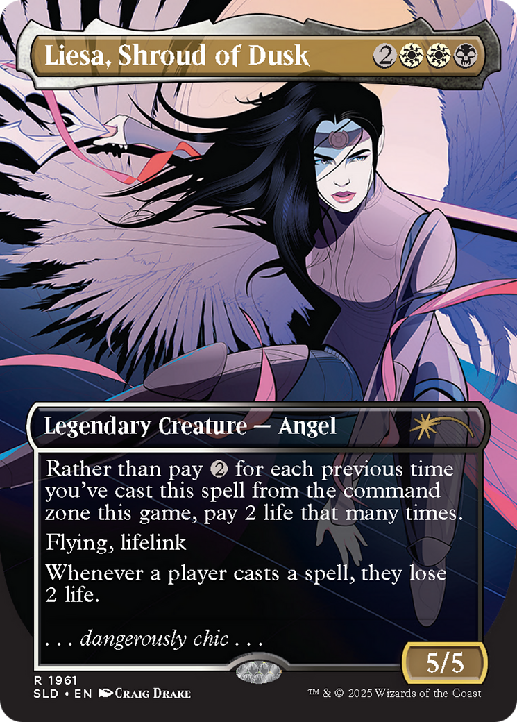Liesa, Shroud of Dusk (Rainbow Foil) [Secret Lair Drop Series]-1