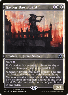 Gavony Dawnguard (Promo Pack) [Innistrad: Midnight Hunt Promos]-1