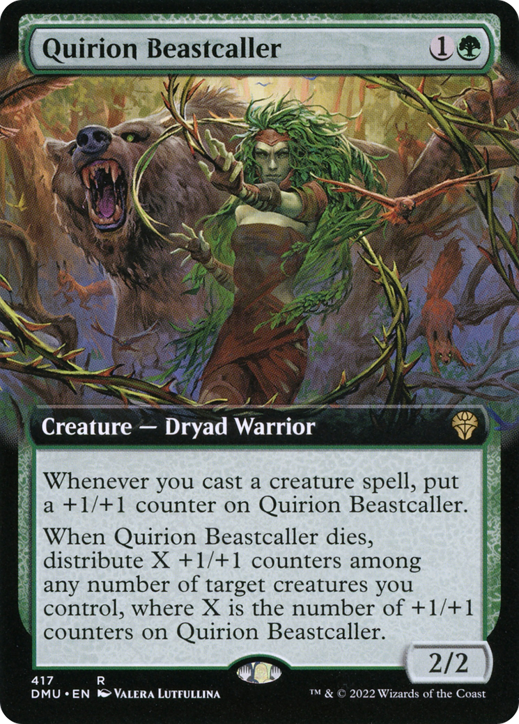 Quirion Beastcaller (Extended Art) [Dominaria United]-1