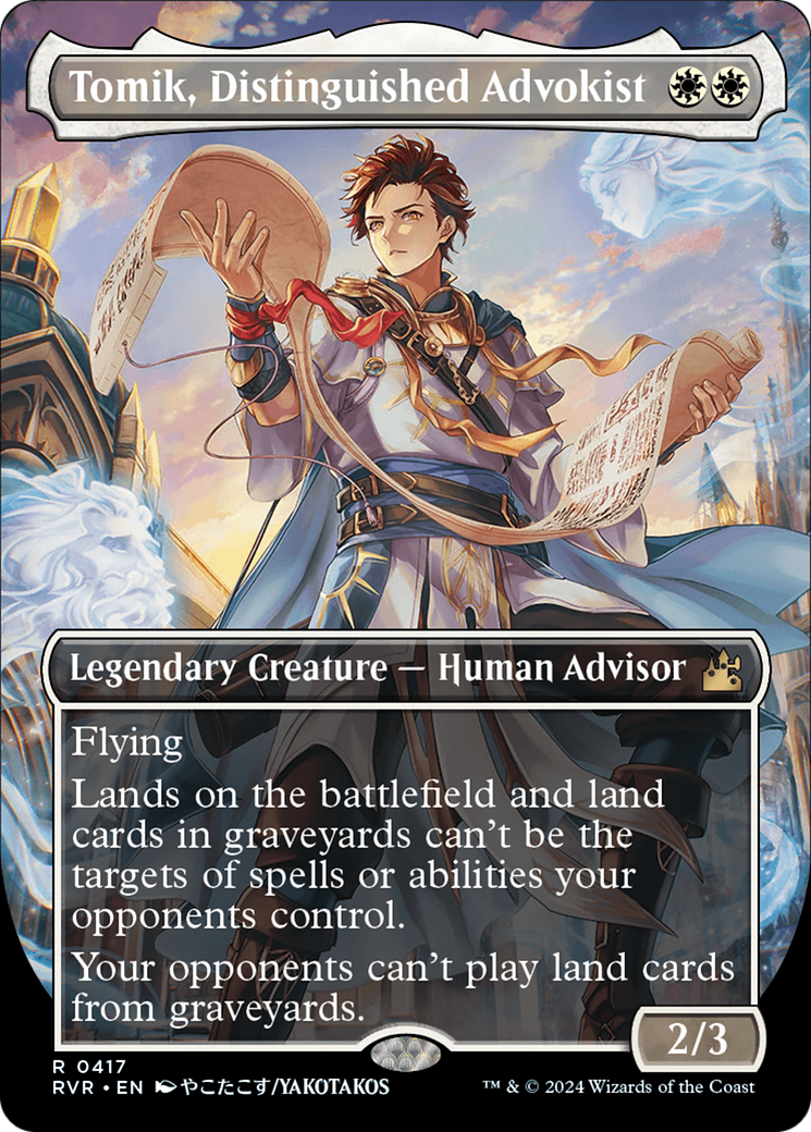 Tomik, Distinguished Advokist (Anime Borderless) [Ravnica Remastered]-1