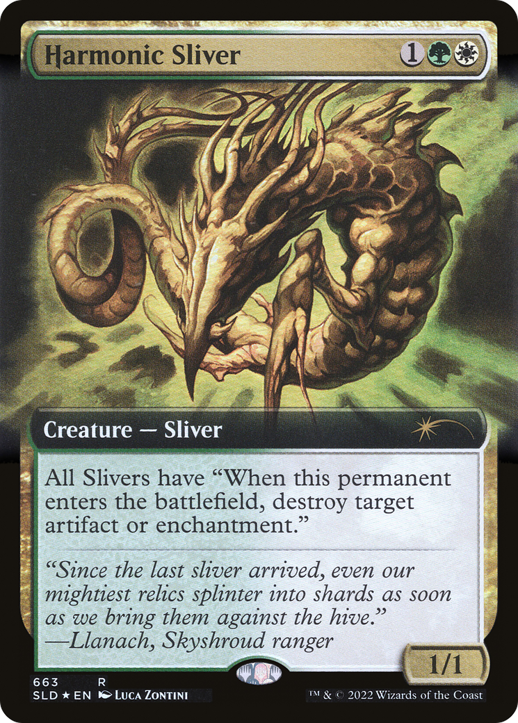 Harmonic Sliver (Extended Art) [Secret Lair Drop Promos]-1