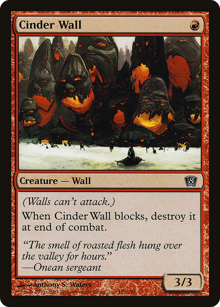 Cinder Wall [Eighth Edition]-1