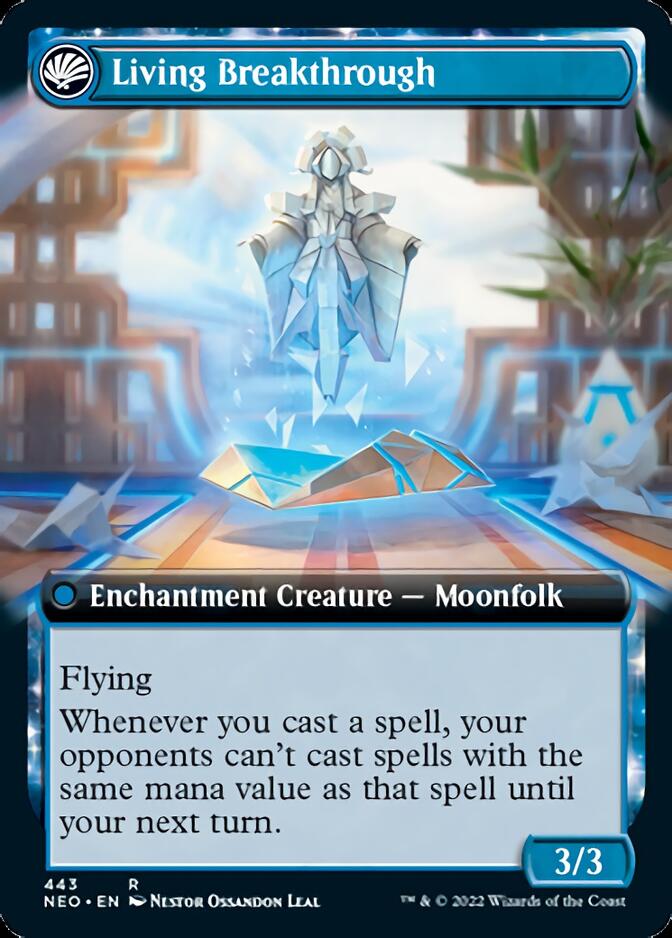 Inventive Iteration // Living Breakthrough (Extended Art) [Kamigawa: Neon Dynasty]-2