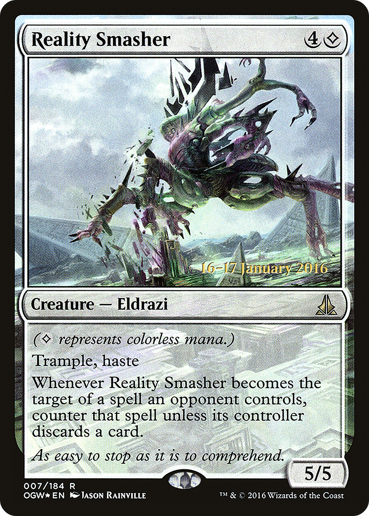 Reality Smasher [Oath of the Gatewatch Prerelease Promos]-1
