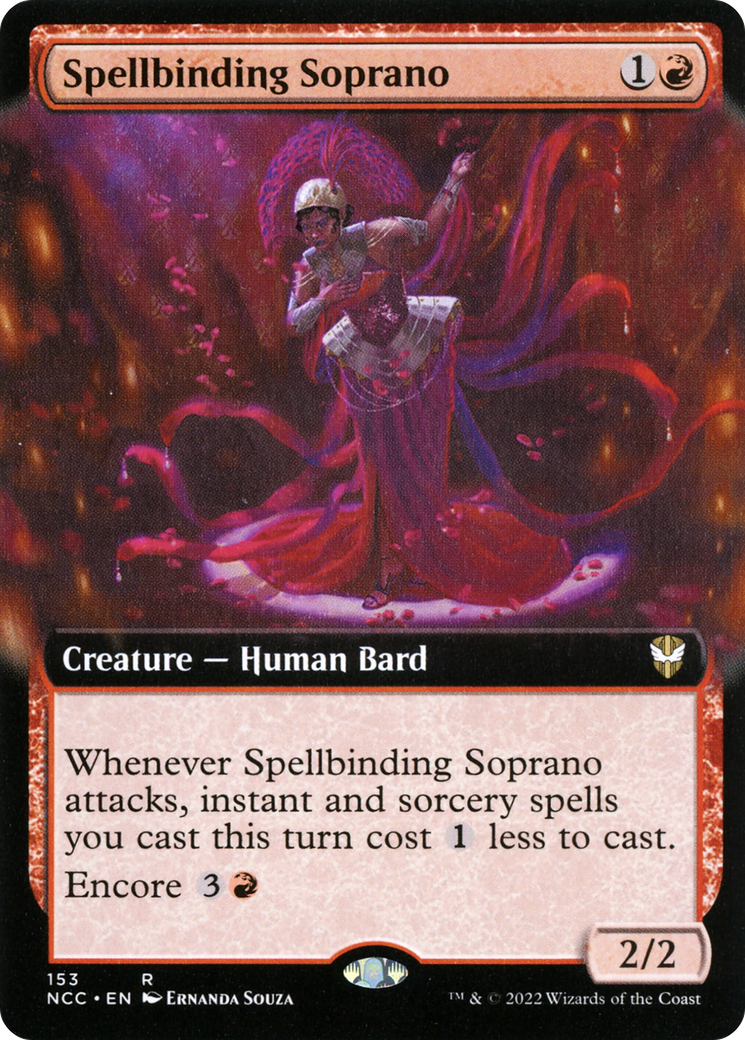 Spellbinding Soprano (Extended Art) [Streets of New Capenna Commander]-1