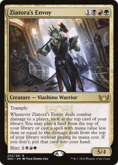 Ziatora's Envoy (SNC-232) - Streets of New Capenna Foil-1
