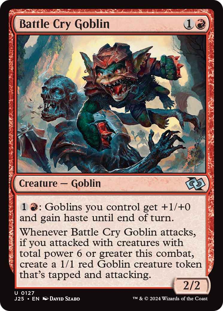 Battle Cry Goblin [Foundations Jumpstart]-1