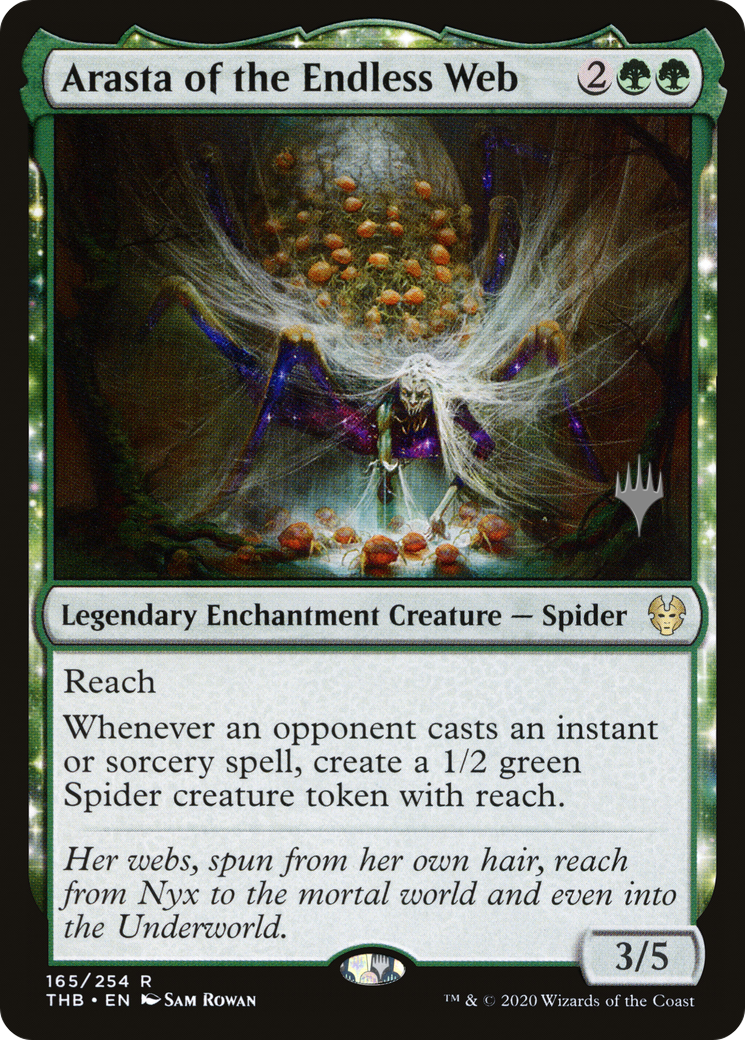 Arasta of the Endless Web (Promo Pack) [Theros Beyond Death Promos]-1