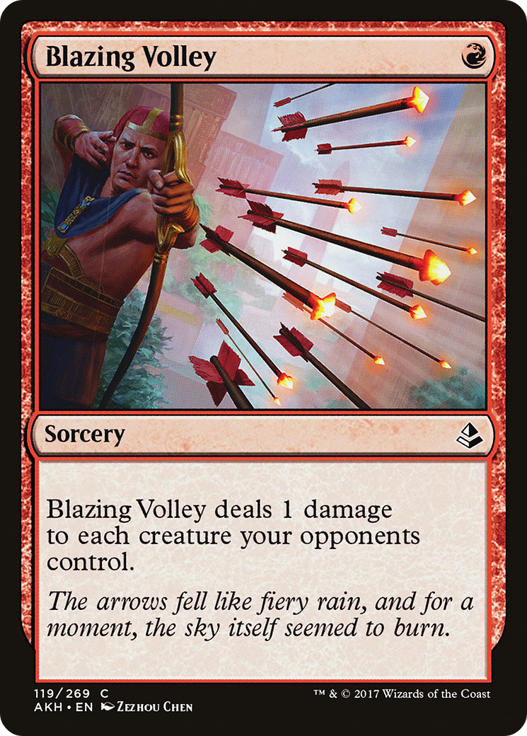 Blazing Volley [Amonkhet]-1
