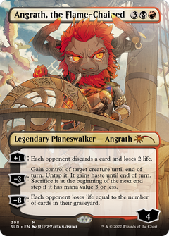 Angrath, the Flame-Chained (Borderless) [Secret Lair Drop Series]-1