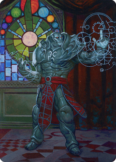 Karn, Living Legacy // Karn, Living Legacy (ADMU-002) - Dominaria United Art Series (Borderless)-1