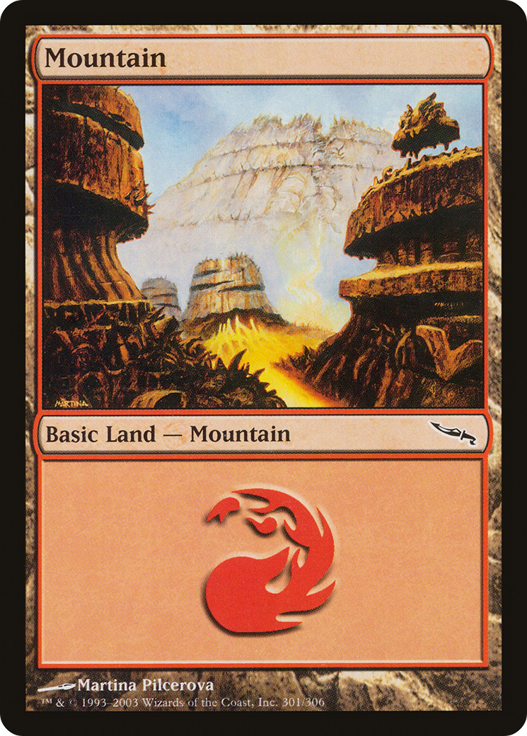 Mountain (301) [Mirrodin]-1