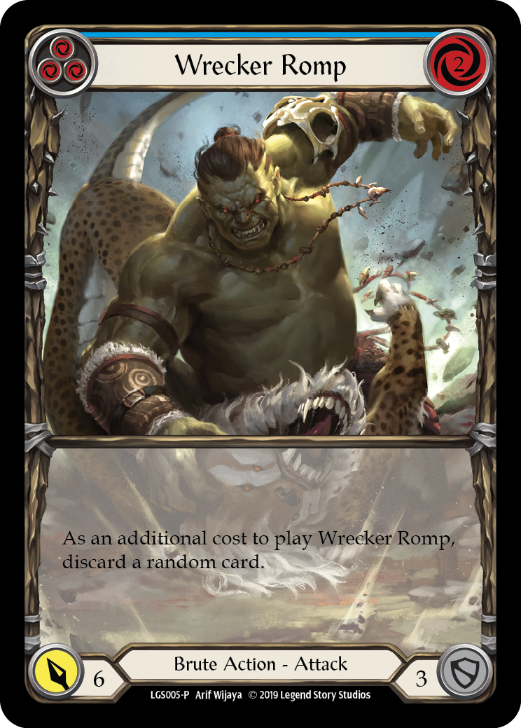 Wrecker Romp (Blue) [LGS005-P] (Promo)  1st Edition Normal-1