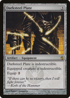 Darksteel Plate [Mirrodin Besieged]-1