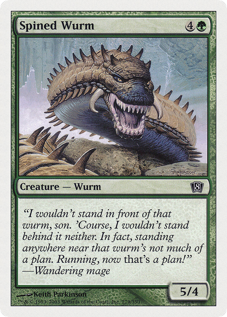 Spined Wurm [Eighth Edition]-1