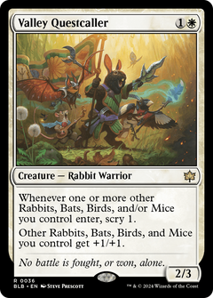 Valley Questcaller (BLB-036) - Bloomburrow Foil-1